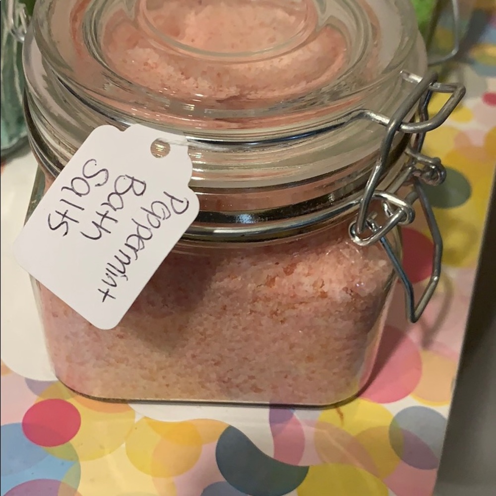 Peppermint bath salts